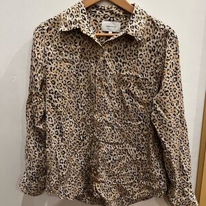 Current/Elliott Cheetah Blouse